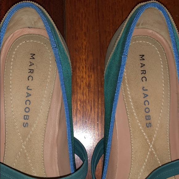 Marc Jacobs Fabric Flats with Textured Toe & Back - Picture 6 of 8